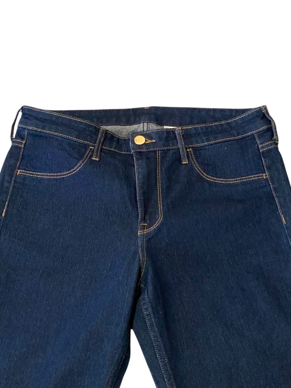 H&M AND Denim Y2K Dark Wash High Rise Ankle Skinny Jeans 29 Stretch - Picture 3 of 8